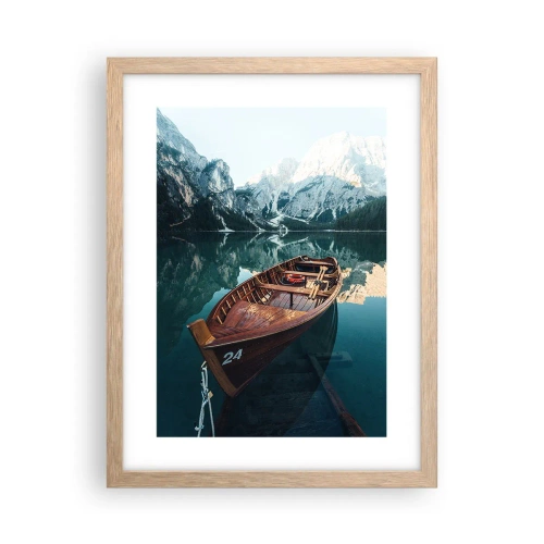 Poszter világos tölgy keretben - Üvegre festve - 30x40 cm