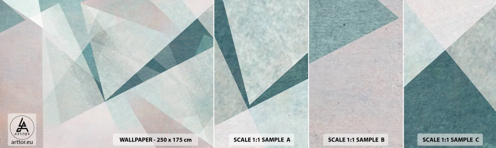 Fotótapéta Minta Öntapadós Deluxe Sticker - Nyugodtan, de dinamikusan - Absztrakció, Darab, Modern minta - 100x30 cm