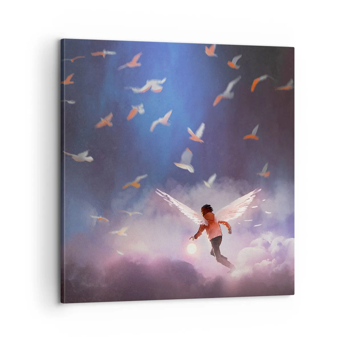 Vászonkép - Képzeletre és bátorságra van szüksége - 60x60 cm