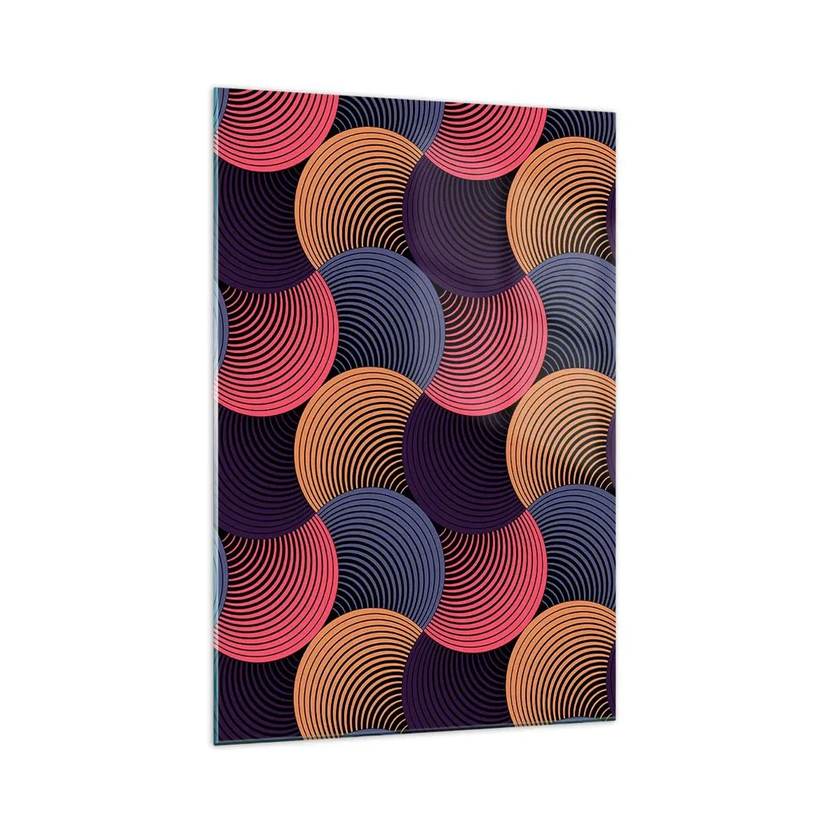 Üveg kép - Körkörös ritmusban - 70x100 cm