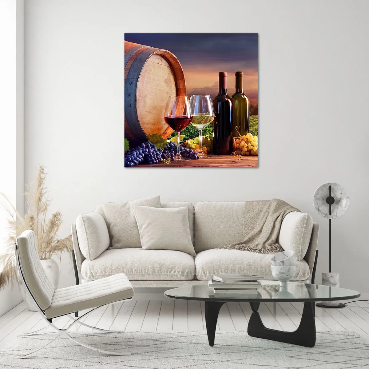 Üveg kép - Az életnek itt íze van - 50x50 cm