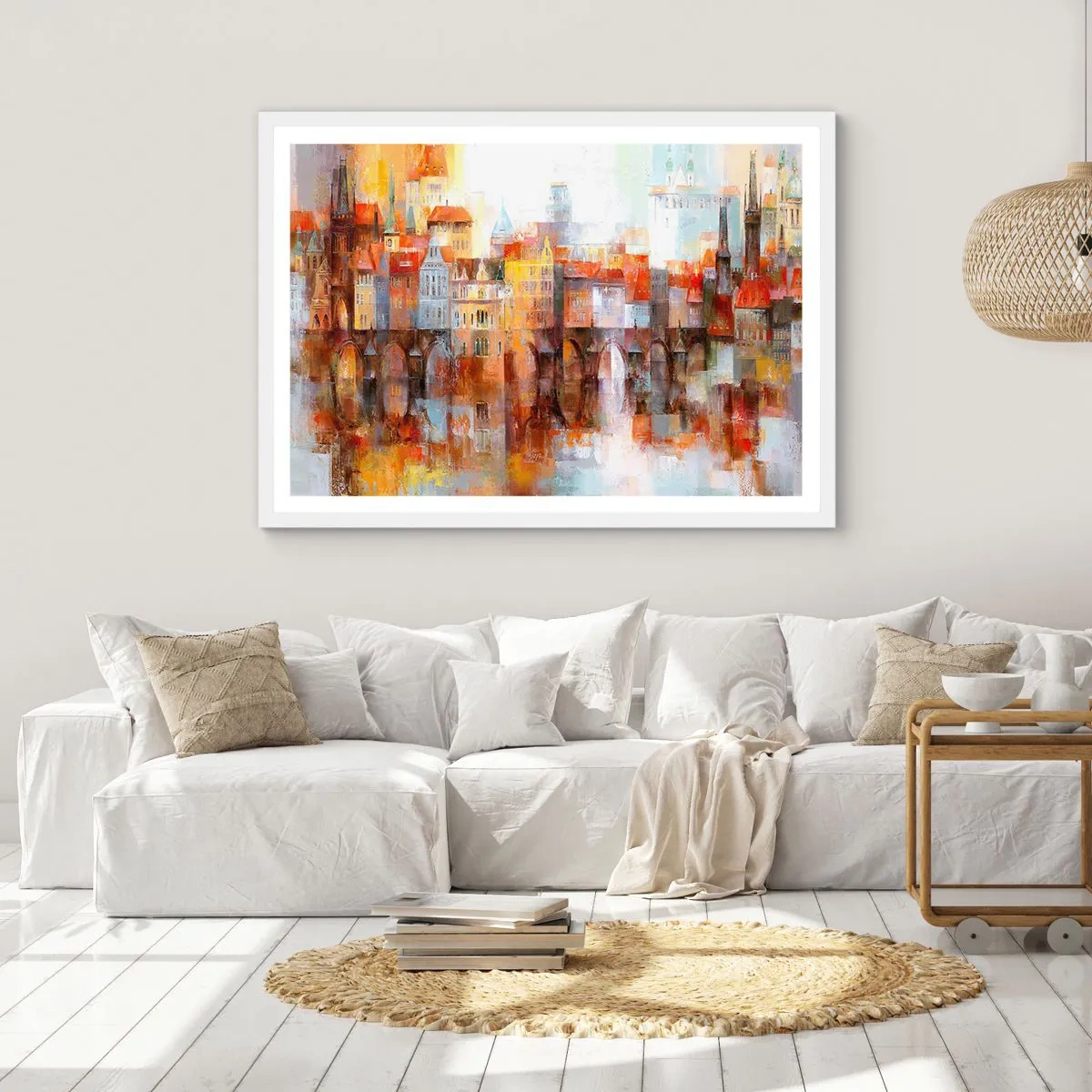 Poszter fekete keretben - A híd alatt is gyönyörű - 91x61 cm