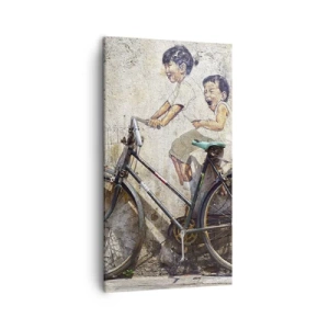 Vászonkép - Igaz, vagy hamis? - 45x80 cm