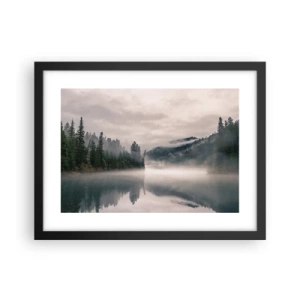 Poszter fehér keretben - Ábrándosan, ködben - 40x30 cm