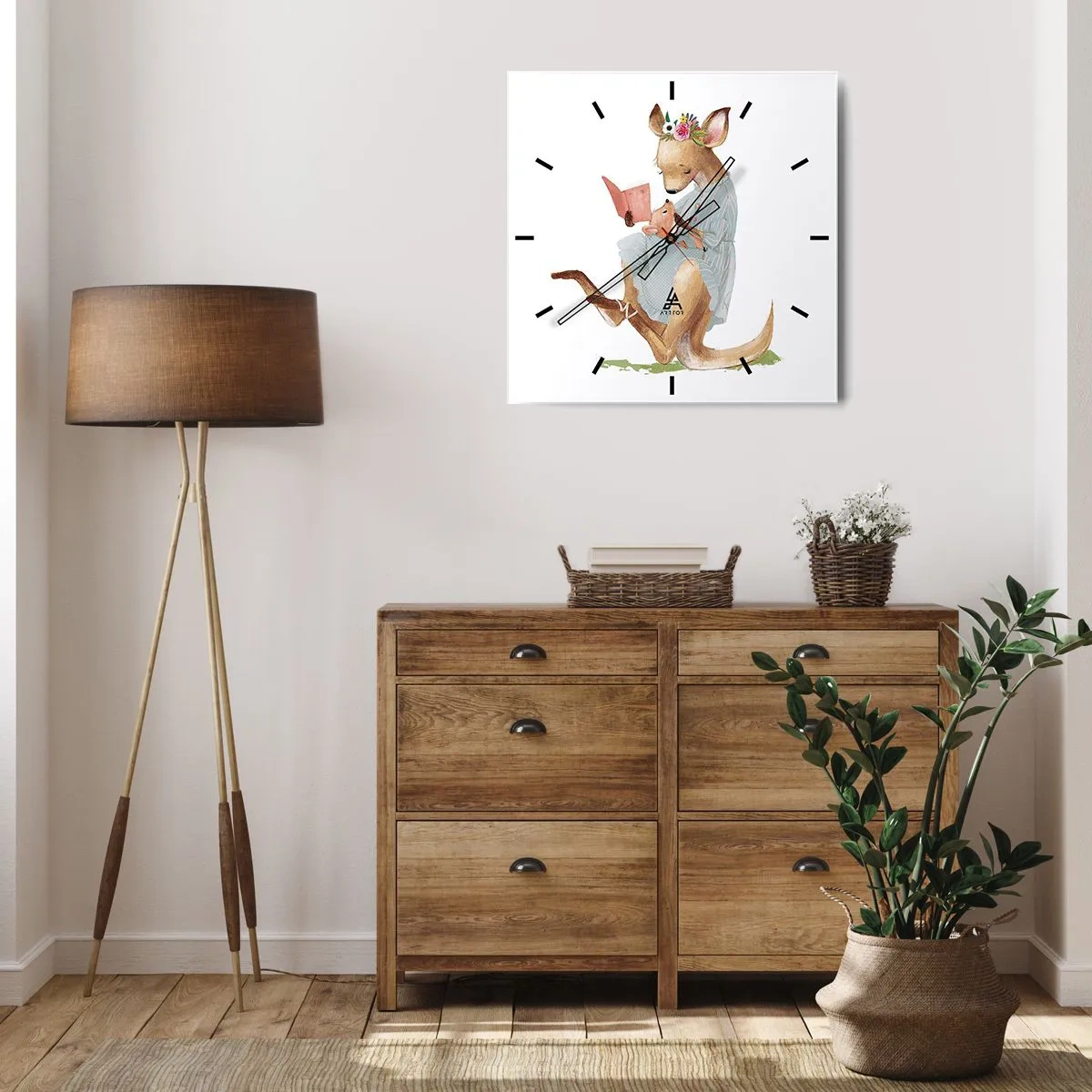 Falióra, Óra - Olvass nekem anya - 30x30 cm