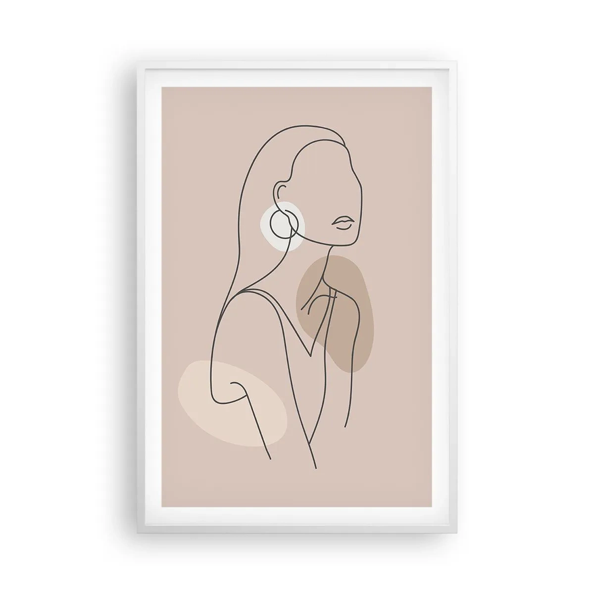 Poszter fekete keretben - Leány ikonja - 61x91 cm