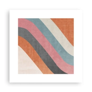 Poszter - Diagonális kompozíció - mozgás - 30x30 cm