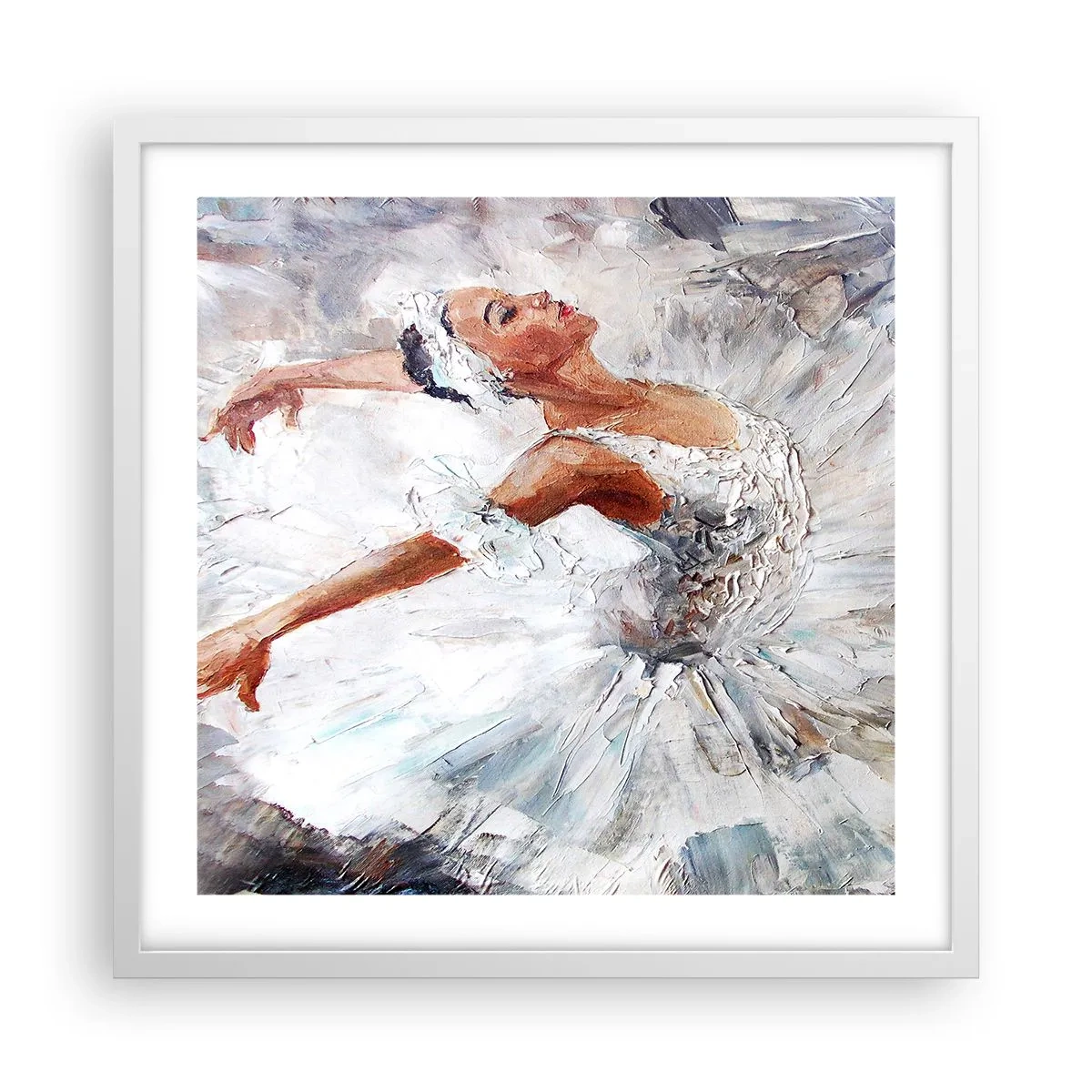 Poszter fekete keretben - Finom és könnyű, mint a tüll - 50x50 cm