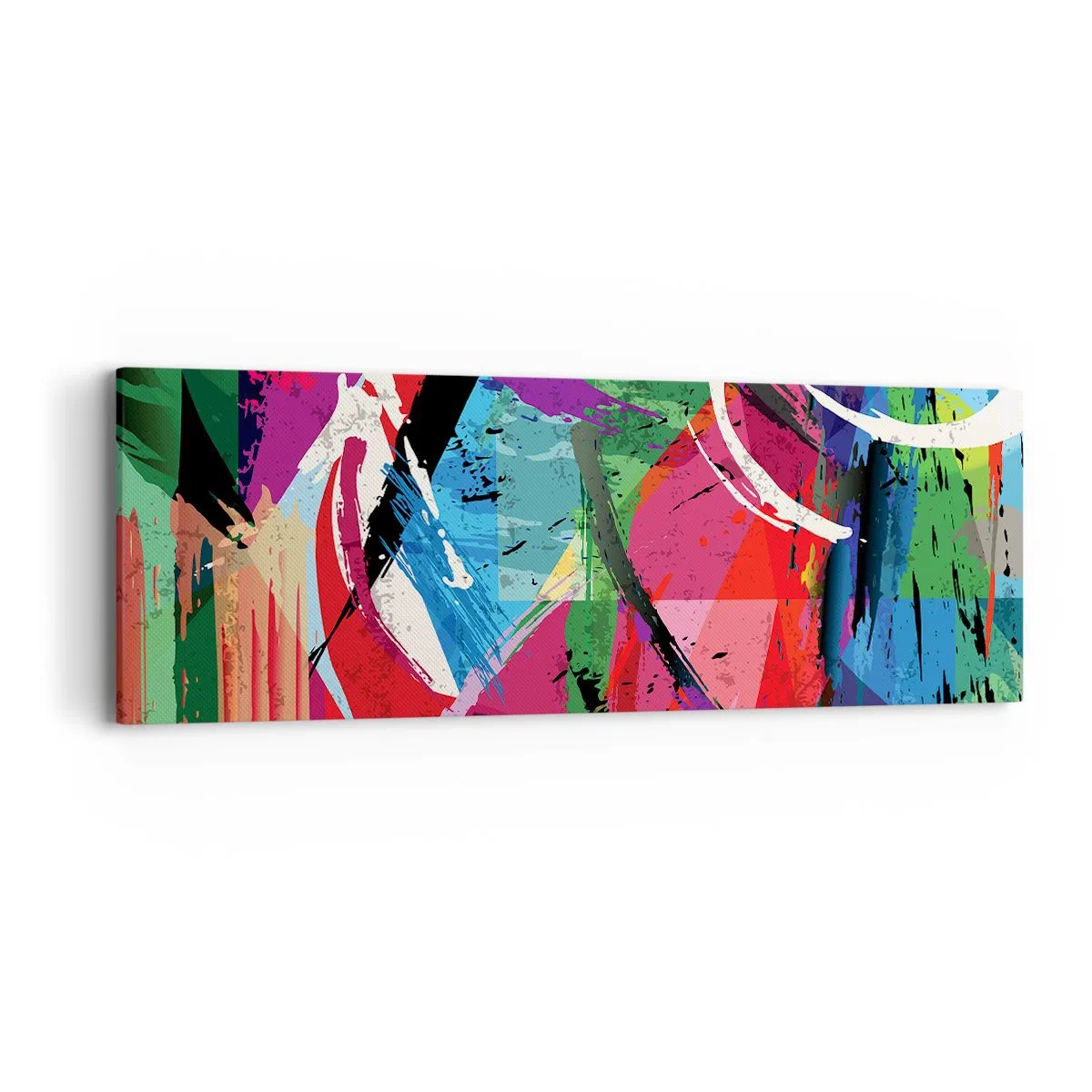 Vászonkép - Gyorsan, élénken és ugrálva - 90x30 cm
