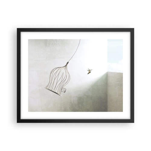 Poszter fehér keretben - Az elememen - 50x40 cm