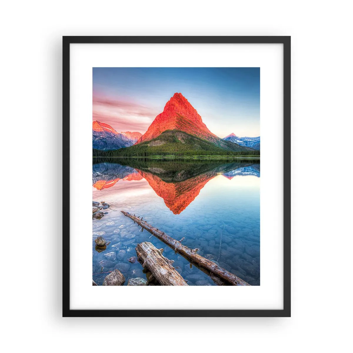 Poszter fehér keretben - Forróság és hideg - 40x50 cm