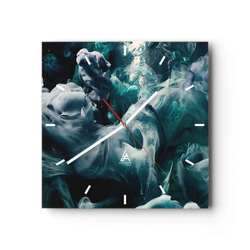 Falióra, Óra - A színek mozgása - 40x40 cm