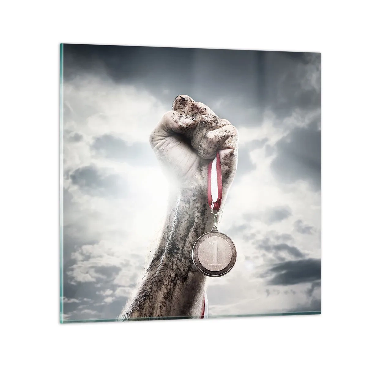 Üveg kép - Per aspera ad astra - 50x50 cm