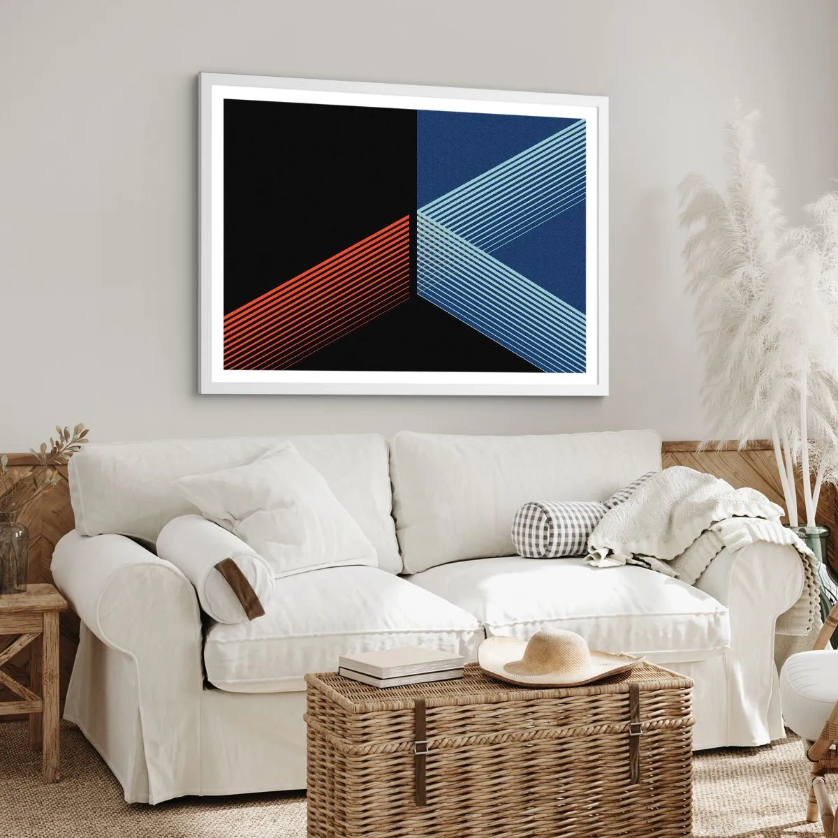 Poszter fekete keretben - Egyszerű történet - 50x40 cm