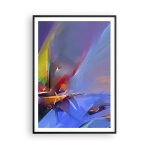 Poszter fehér keretben - Propellerek, mint a madár - 70x100 cm