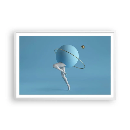 Poszter fekete keretben - És a bolygók megbolondulnak - 91x61 cm