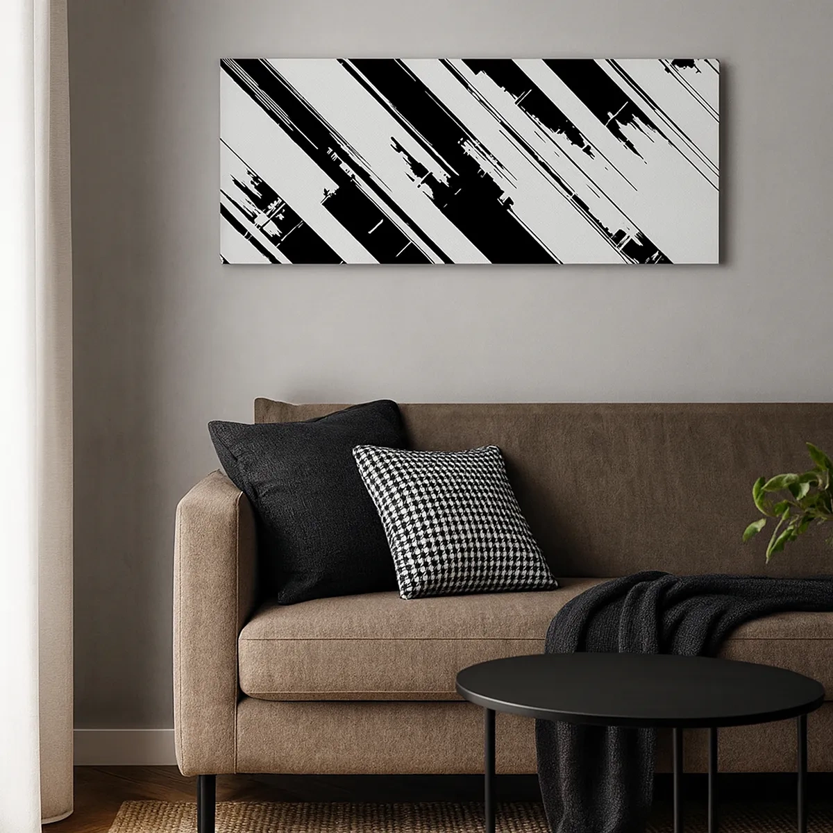 Vászonkép - Intenzív és dinamikus kompozíció - 30x30 cm