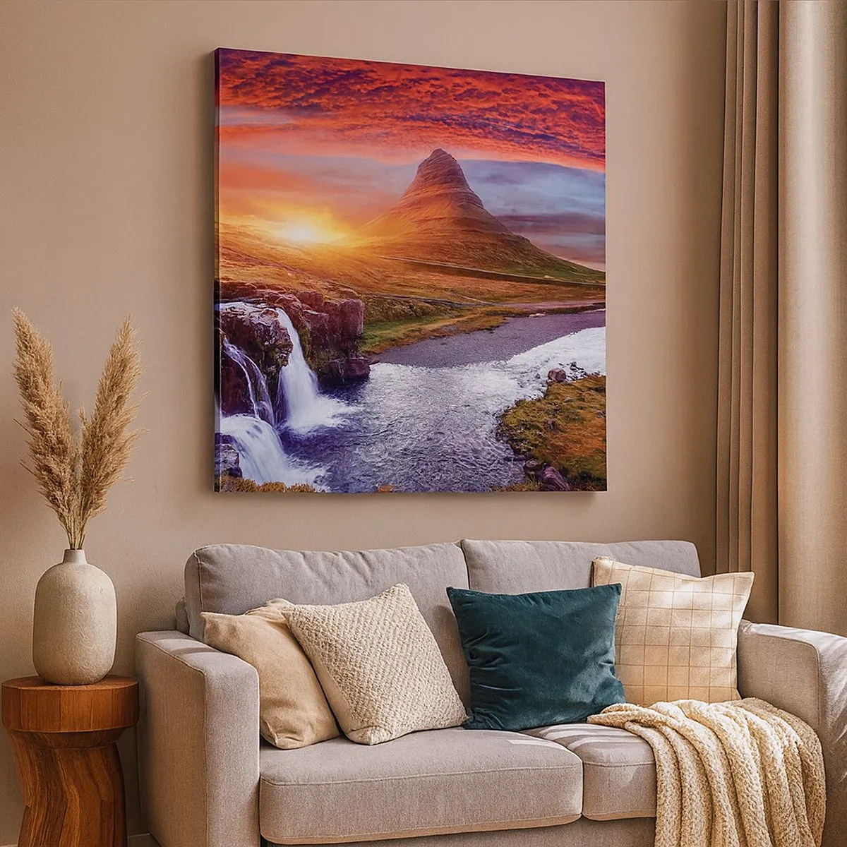 Vászonkép - Középfölde kilátása - 30x30 cm