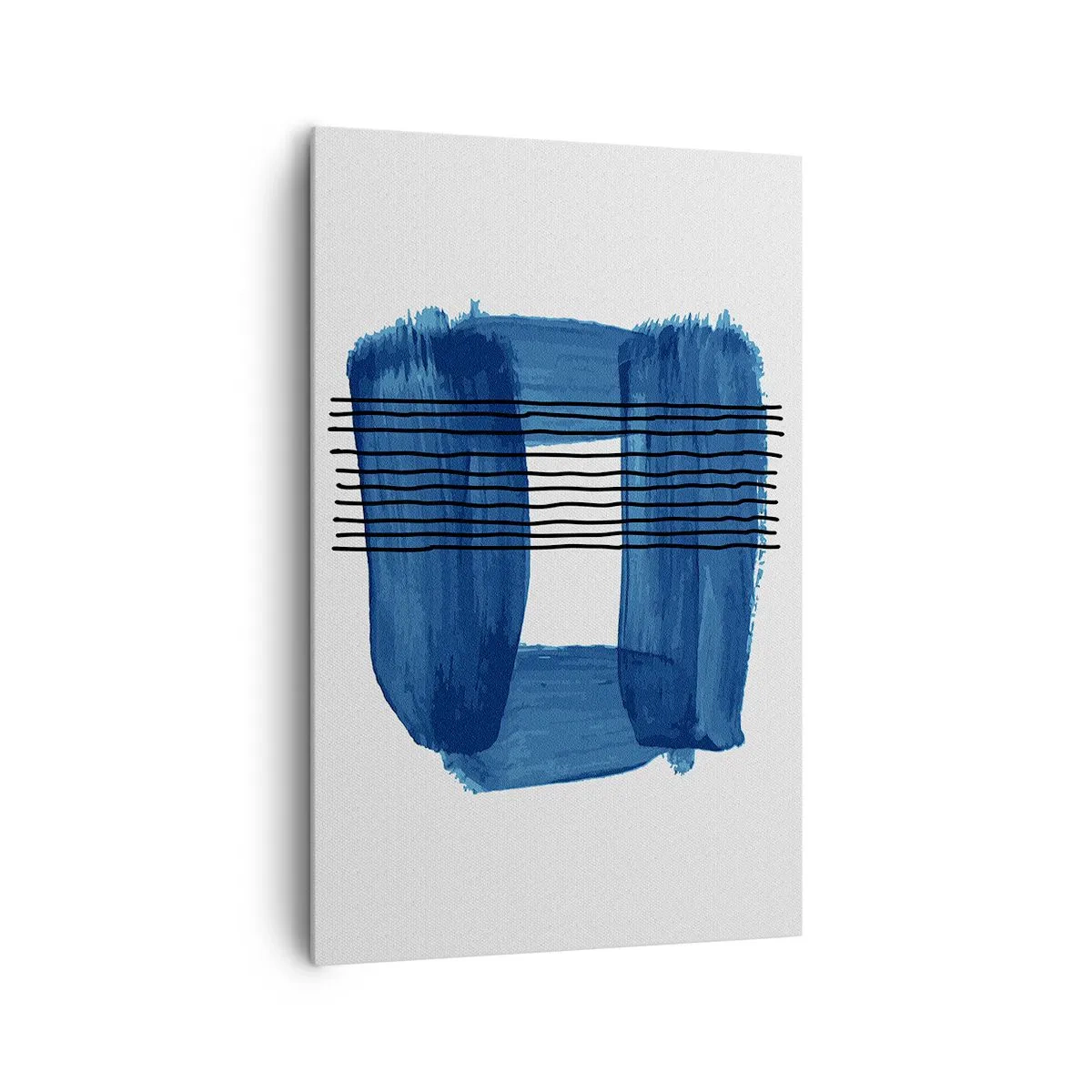 Vászonkép - Kékes-fekete - 80x120 cm