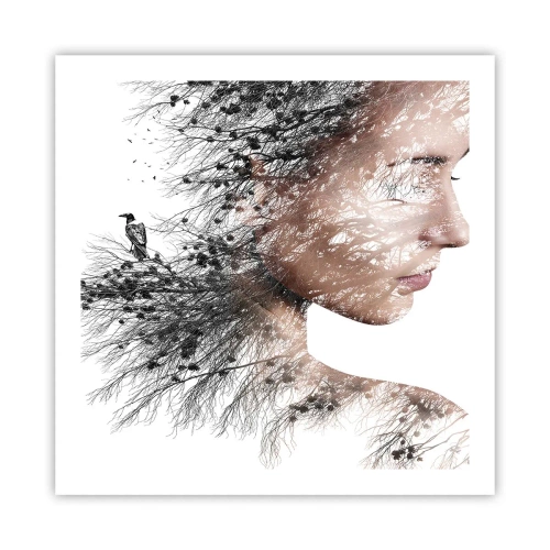 Poszter - Az erdő szelleme - 60x60 cm