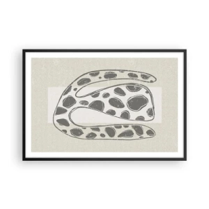 Poszter fehér keretben - Egy bizarr teremtmény - 91x61 cm