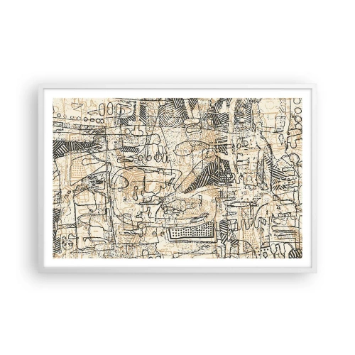 Poszter fekete keretben - Dekódolásra vár - 91x61 cm