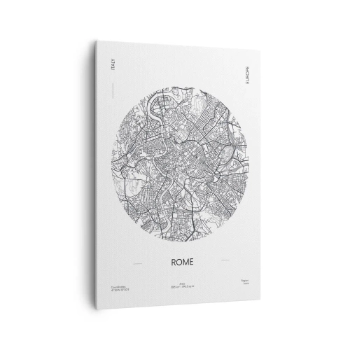 Vászonkép - Róma anatómiája - 70x100 cm