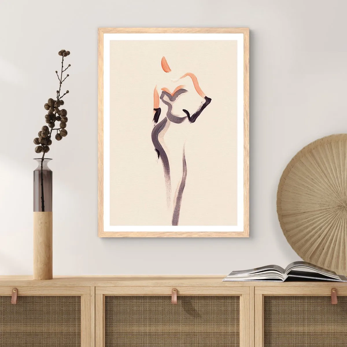 Poszter világos tölgy keretben - Hollywood arany éveiből - 50x70 cm