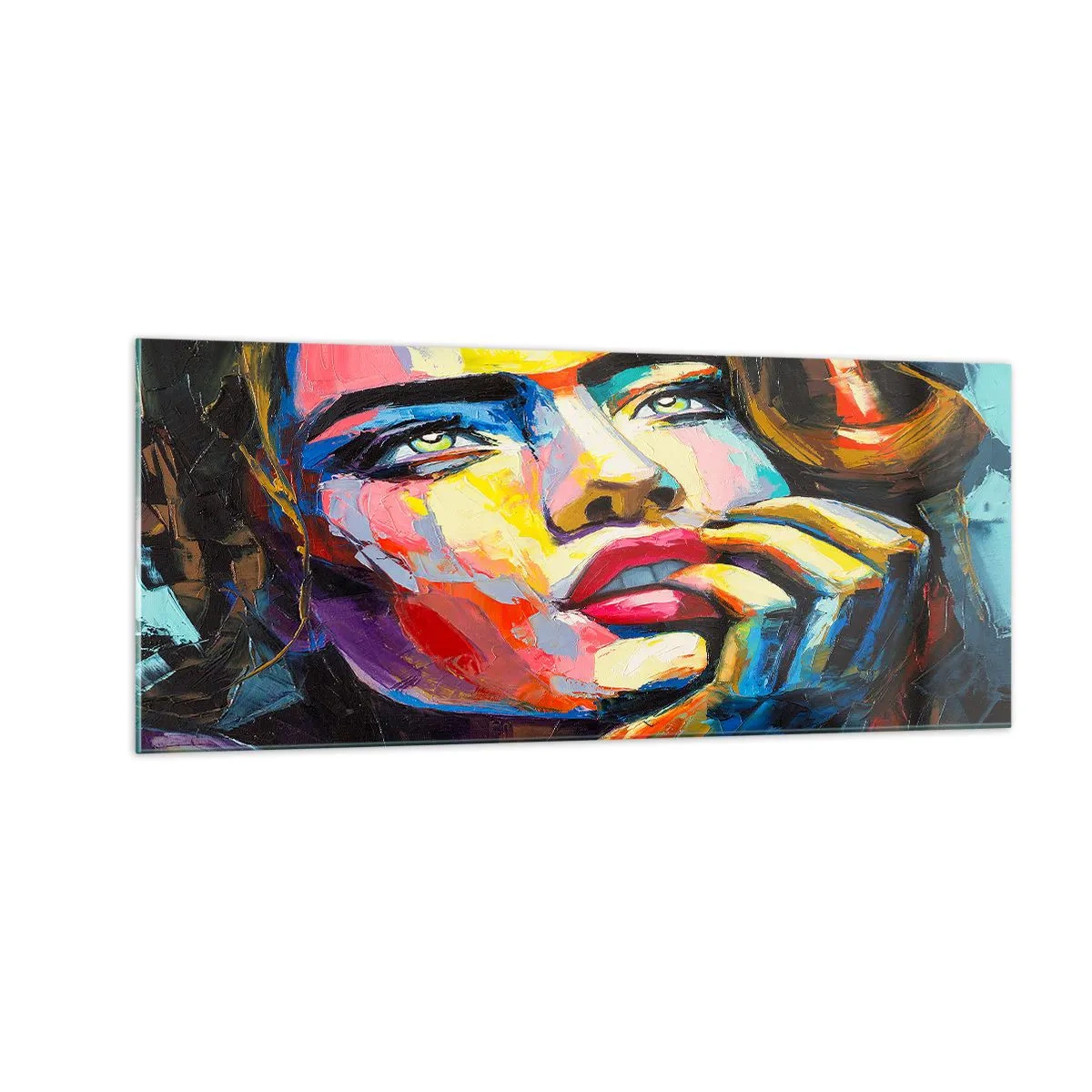 Üveg kép - Az álmok úgy repülnek az égen, mint a madarak - 100x40 cm