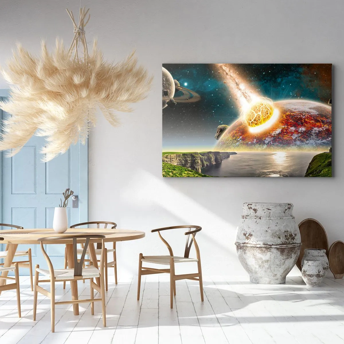 Vászonkép - Kozmikus dráma - 120x80 cm