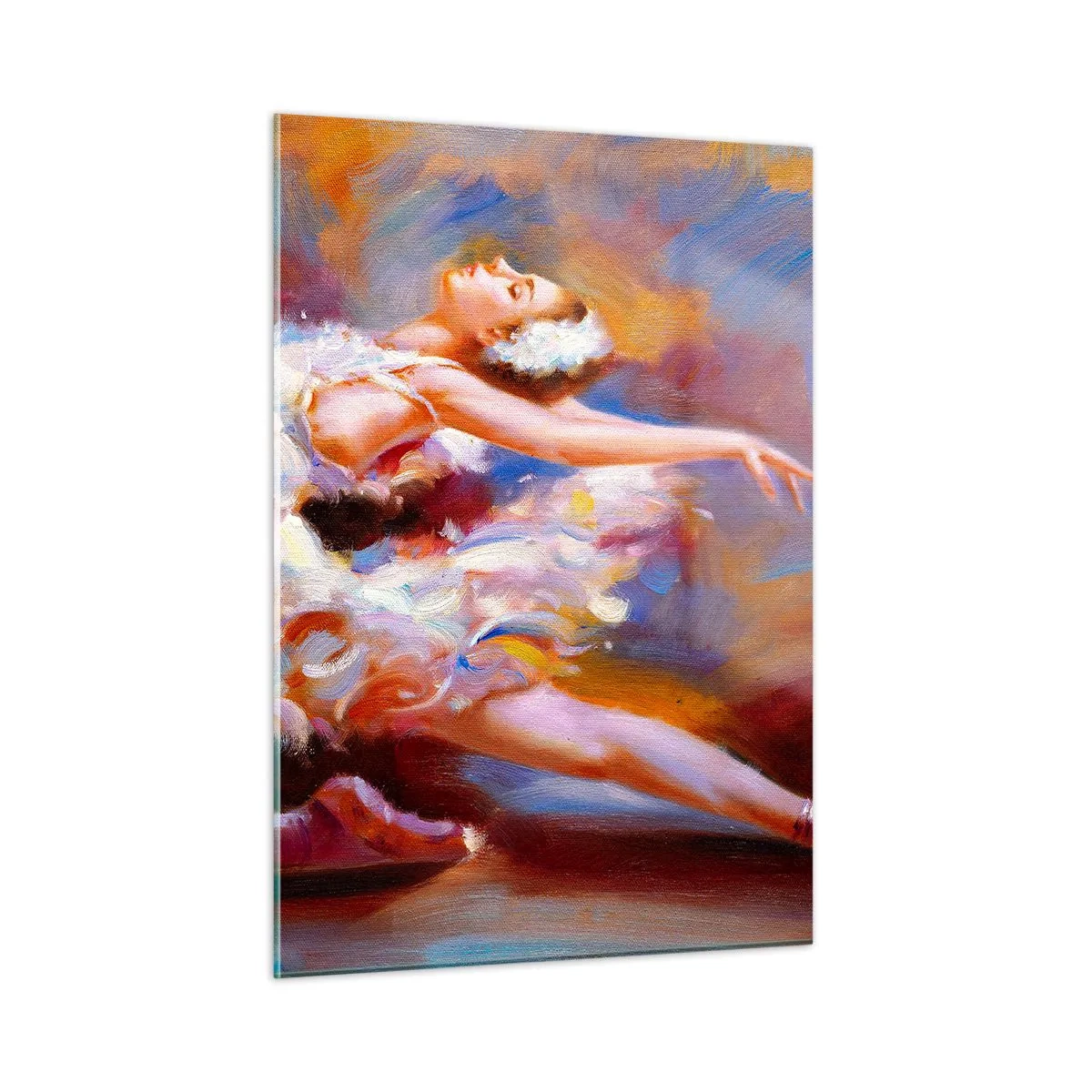 Üveg kép - A hattyú eleganciája - 50x70 cm