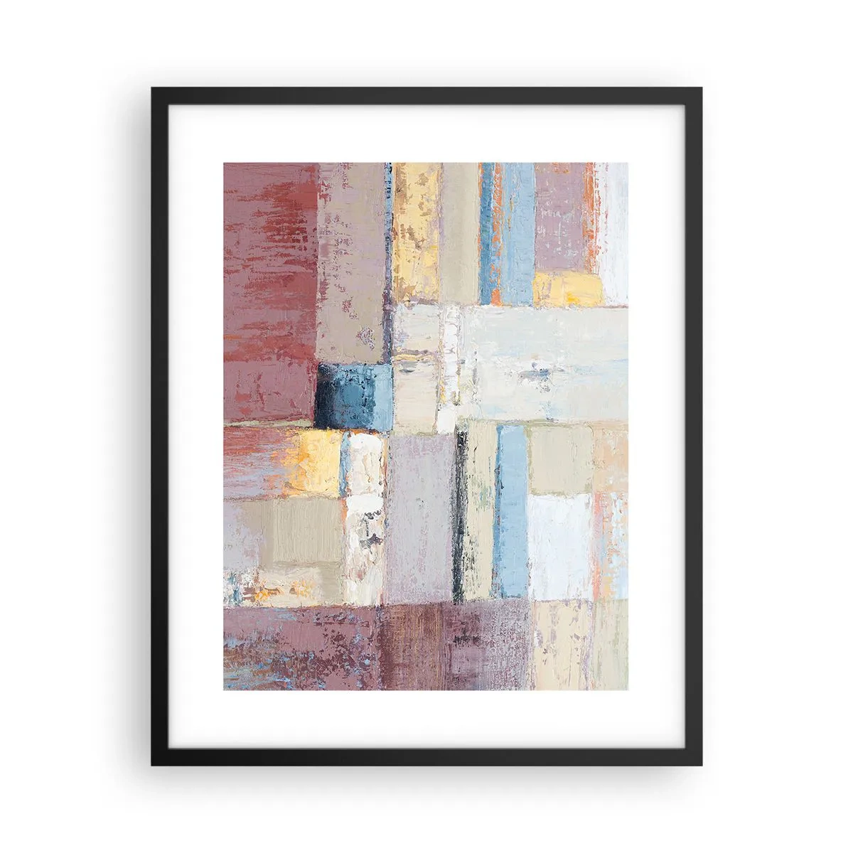 Poszter fehér keretben - A geometria nyugalma - 40x50 cm