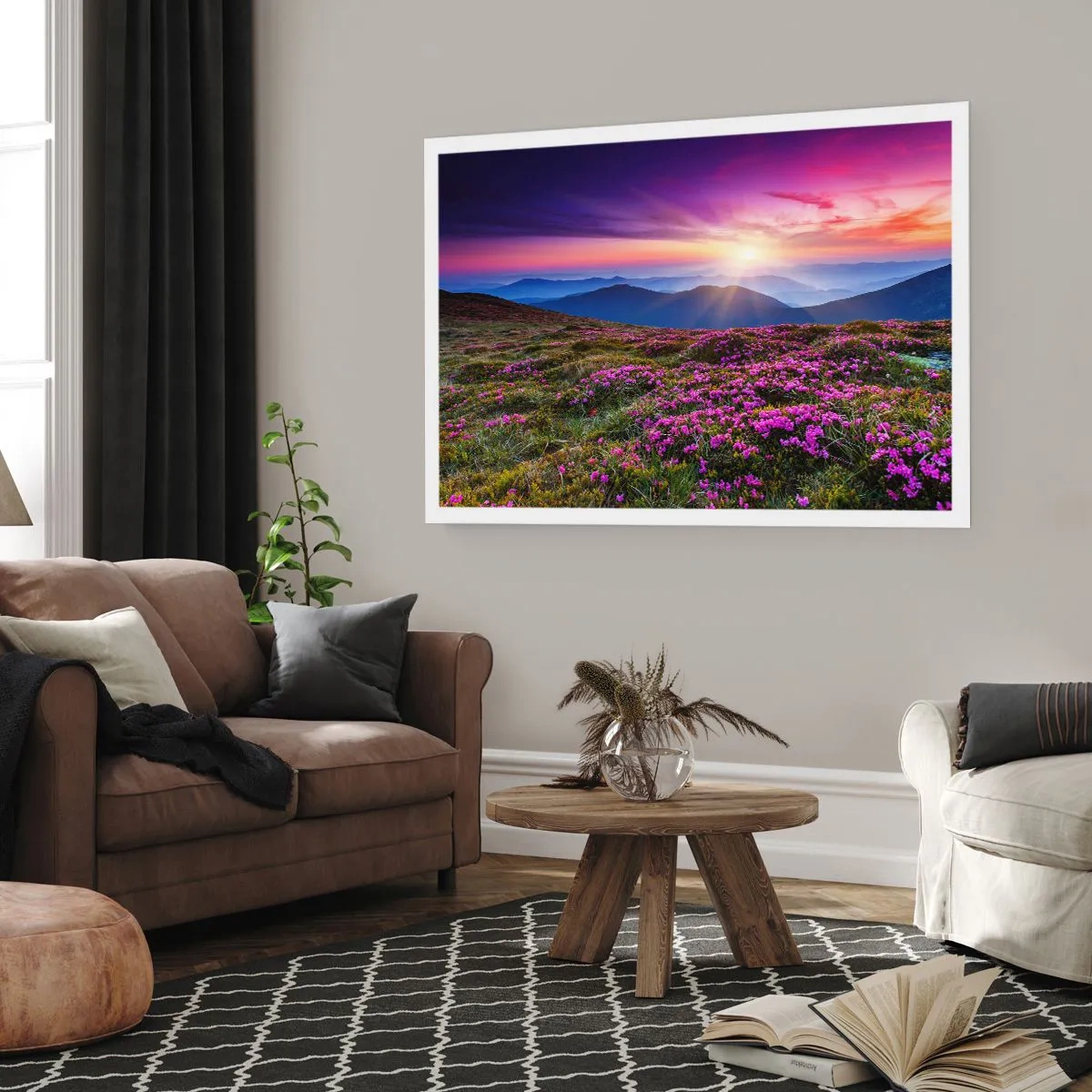 Poszter - A gyógynövények friss fürtjei illatoztak a mezőkről - 100x70 cm