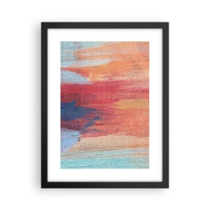 Poszter fehér keretben - Szivárványon  kiúszva - 30x40 cm