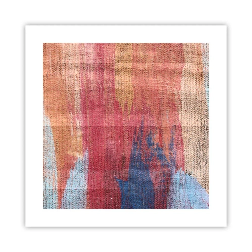 Poszter - Szivárványon kiúszva - 40x40 cm