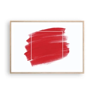 Poszter világos tölgy keretben - A kereten kívül - 100x70 cm