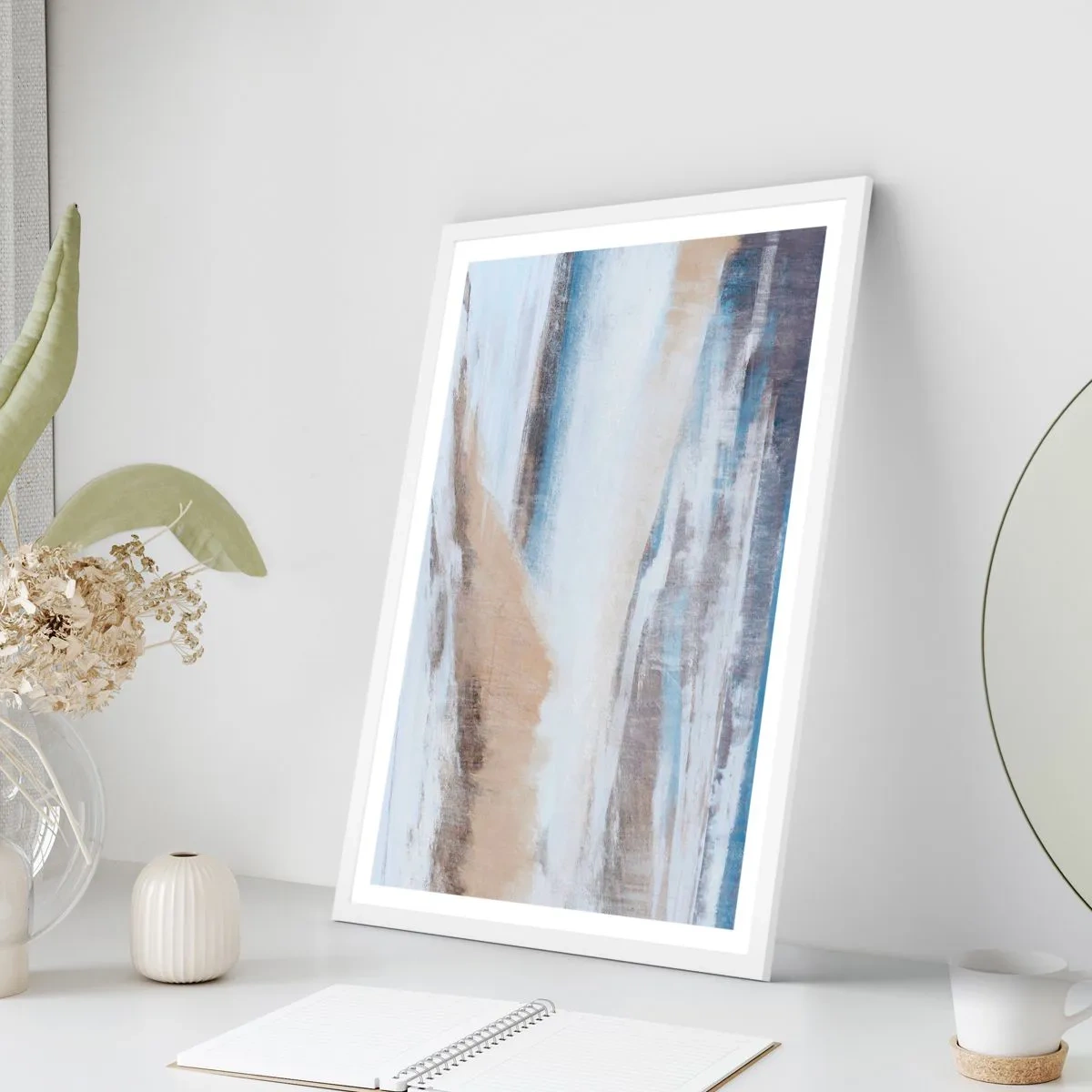 Poszter fekete keretben - Téli kompozíció - 50x70 cm