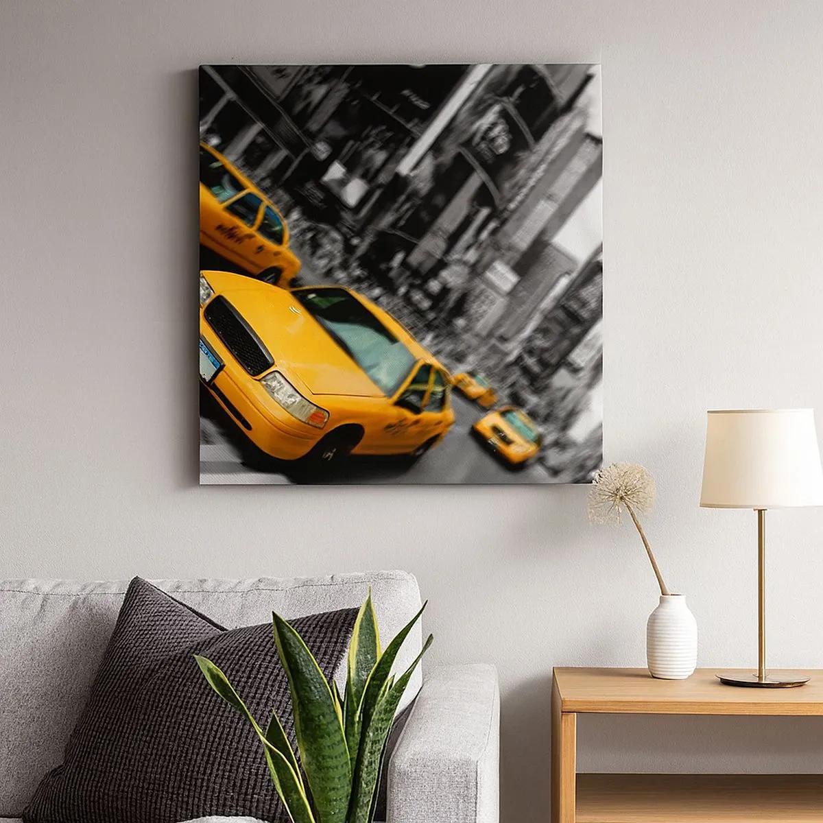 Vászonkép - New York-i napfény cseppjei - 30x30 cm