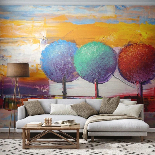 Fotótapéta Premium Sand - Három a magyar igazság - Tájkép, fák, Darab - 100x70 cm