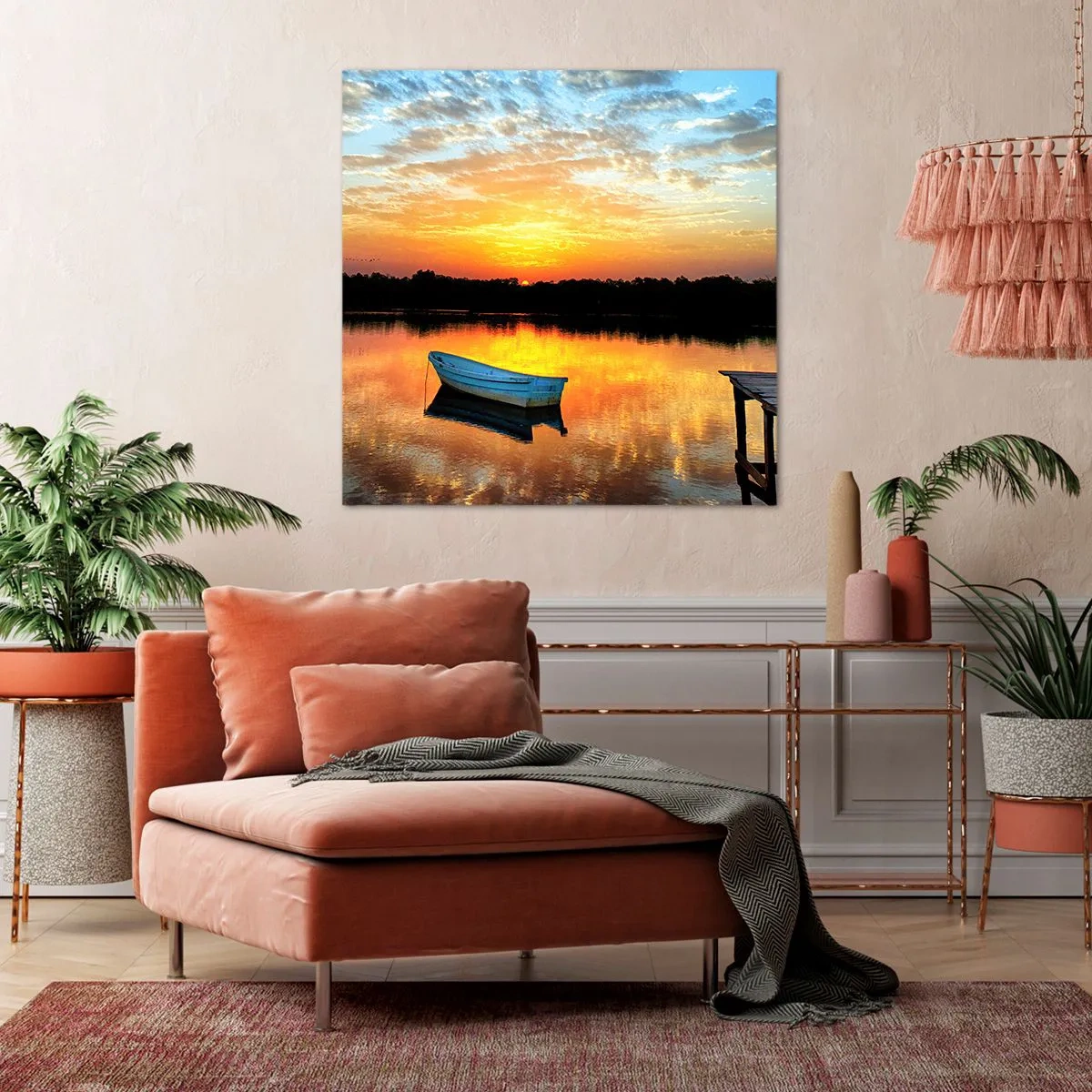 Vászonkép - Nézz, hallgass, meditálj - 70x70 cm