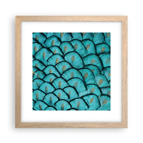 Poszter világos tölgy keretben - A tollak nagy gálája - 30x30 cm