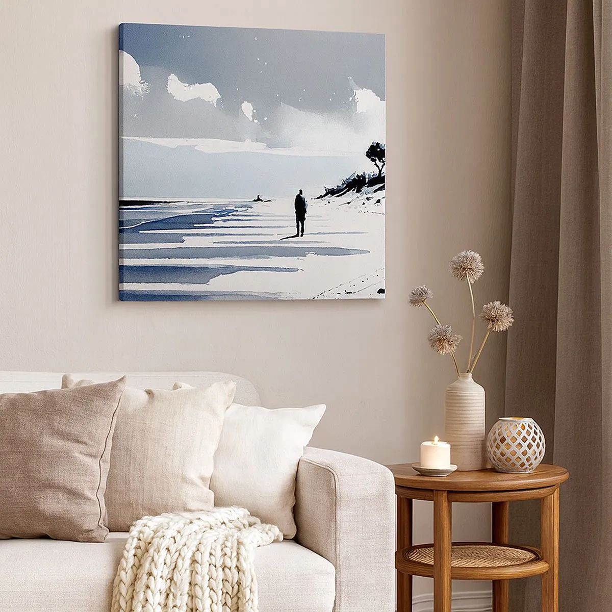 Vászonkép - Egyedül - 30x30 cm