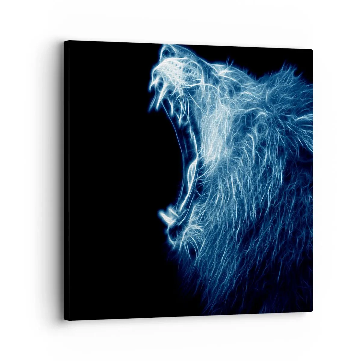 Vászonkép - A király tüzes haragja - 30x30 cm