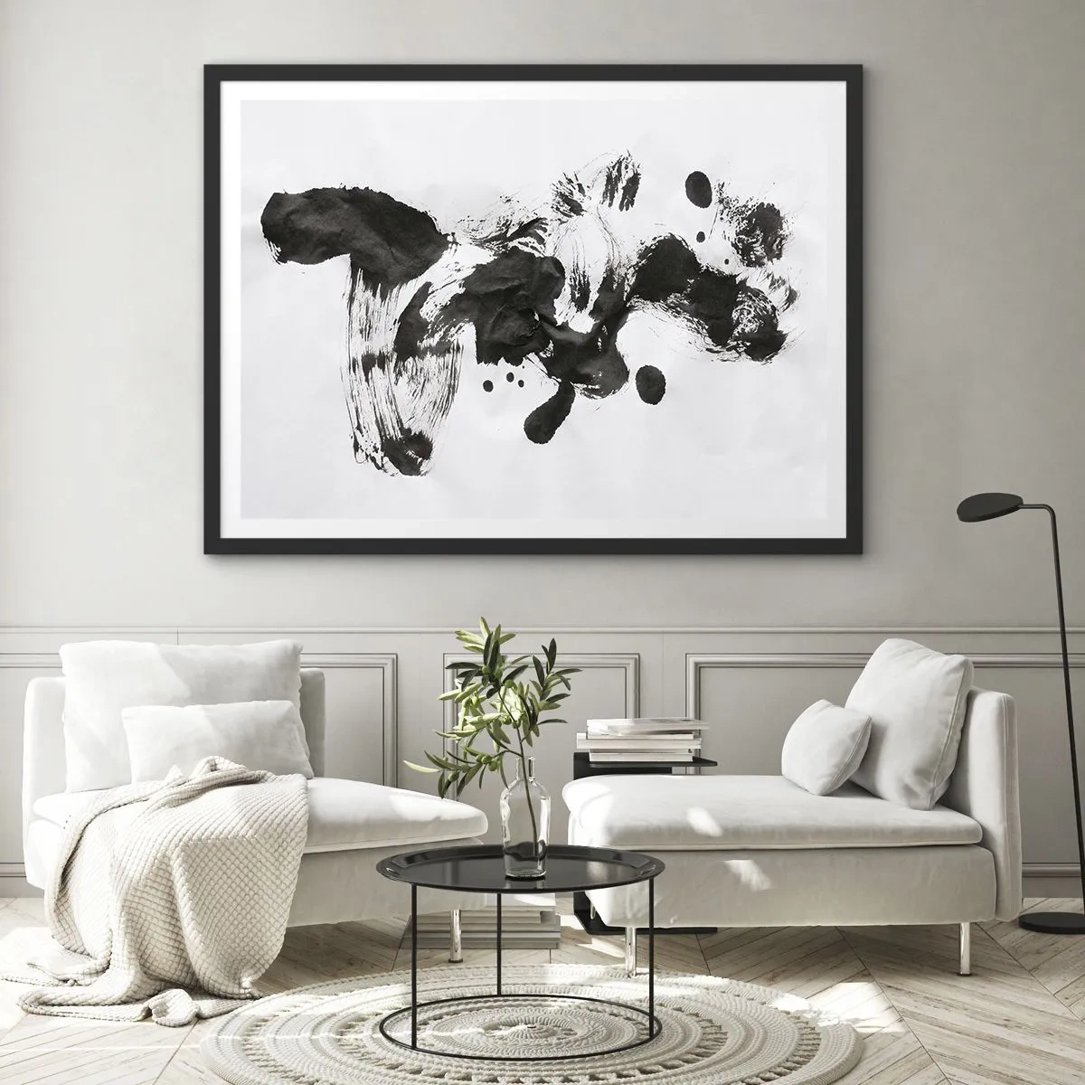 Poszter fehér keretben - Módszer az őrületben? - 100x70 cm