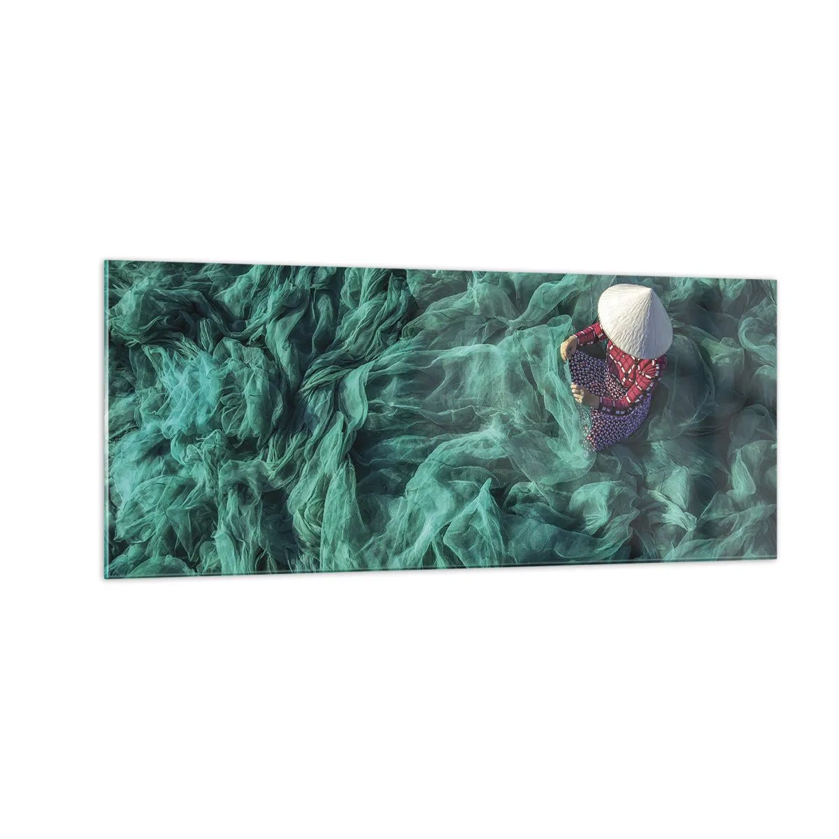 Üveg kép - A hálók tengerében - 100x40 cm