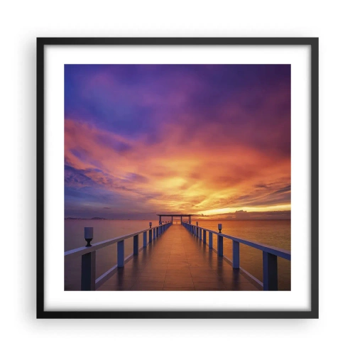 Poszter fehér keretben - Vég nélkül - 50x50 cm