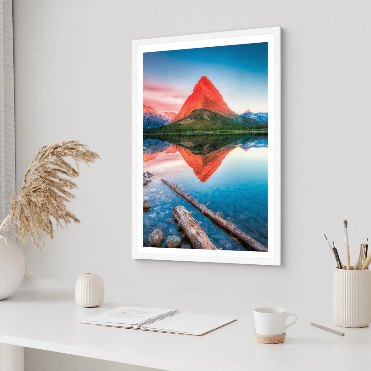 Poszter fekete keretben - Forróság és hideg - 70x100 cm