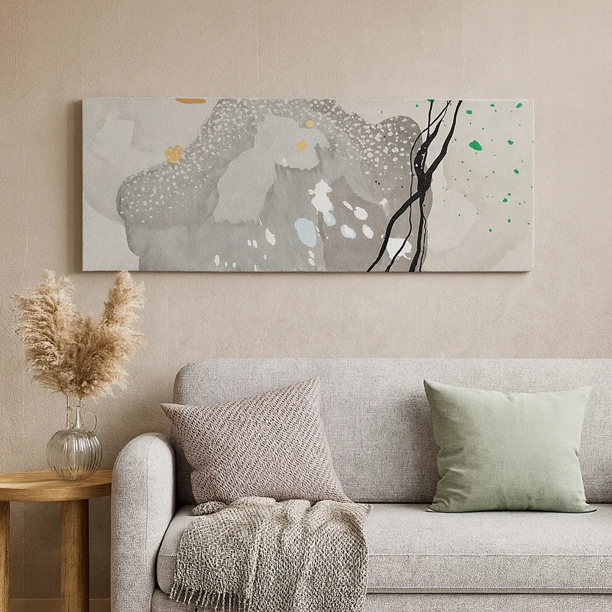 Vászonkép - Organikus kompozíció - 30x30 cm