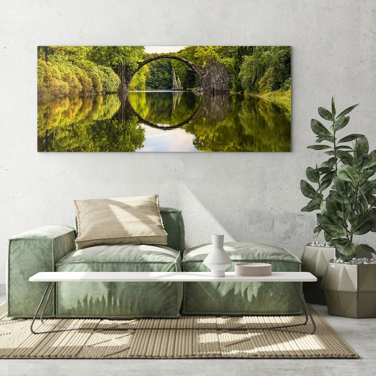 Üveg kép - A két világ találkozásánál - 120x50 cm