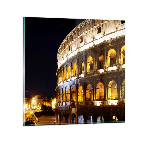 Üveg kép - Ideje elkezdeni a játékokat - 70x70 cm